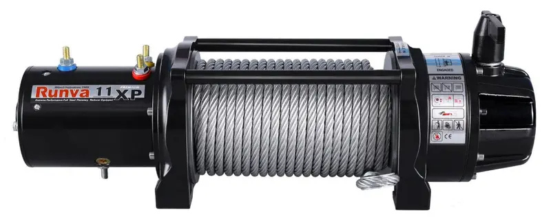 Runva 11Xp Premium 12V - 11,000Lb Winch With Steel Cable 1