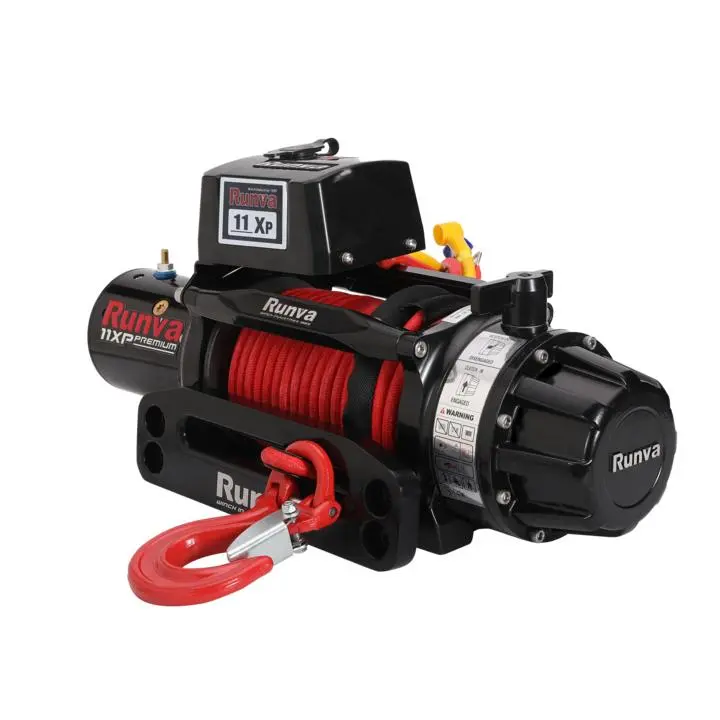 Runva 11Xp Premium Red Edition - With Synthetic Rope-12V 1