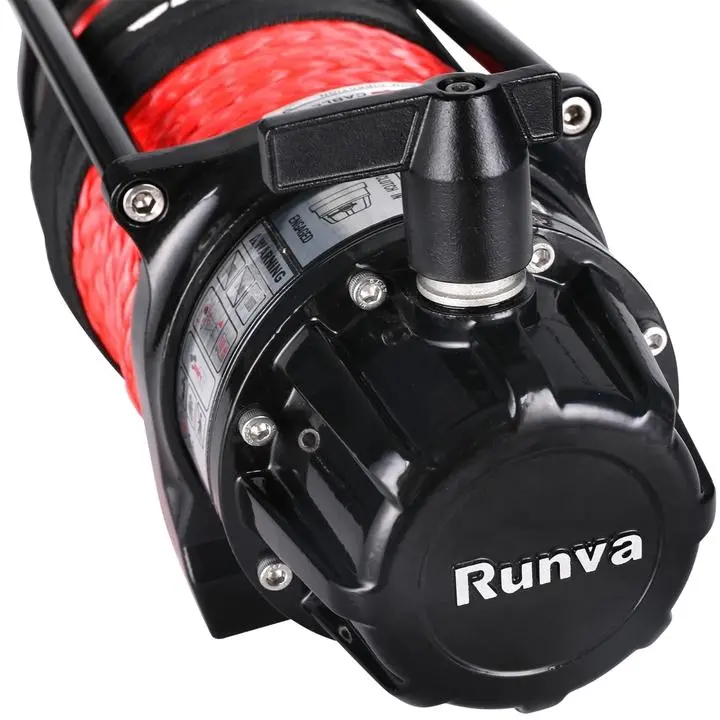 Runva 13Xp Premium - 13,000Lb Winch With Synthetic Rope 2