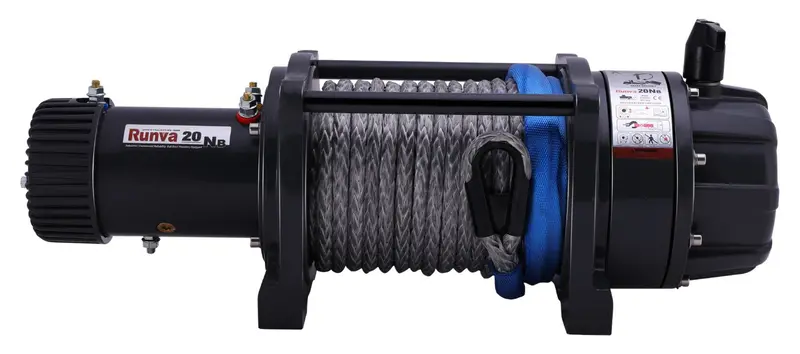 Runva Ewb20000 Premium 12V With Synthetic Rope - Full Ip67 Protection 1