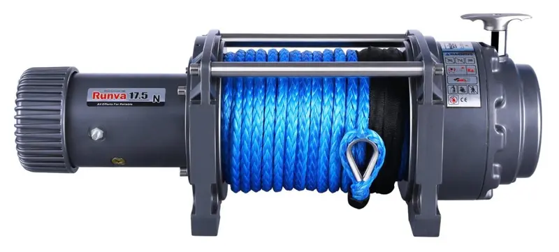 Runva Ewn17500 12V With Synthetic Rope 1