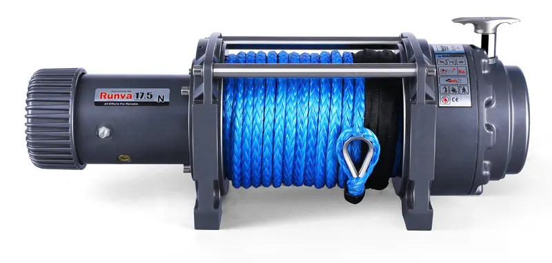 Runva Ewn17500 24V With Synthetic Rope 1