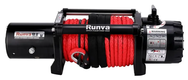 Runva Ewv12000 Ultimate 24V - With Synthetic Rope 1