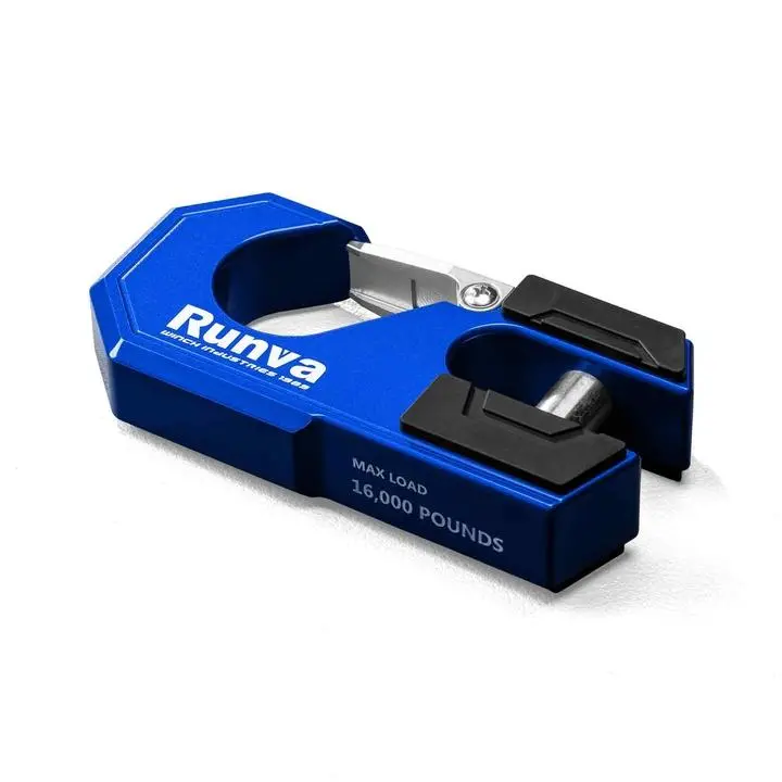 Runva Expedition Series Winch Hook - Blue 1