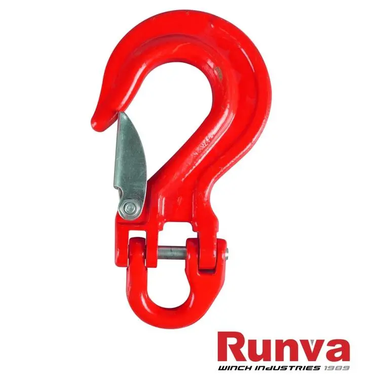 Runva Large Red Recovery Hook - 5T 1