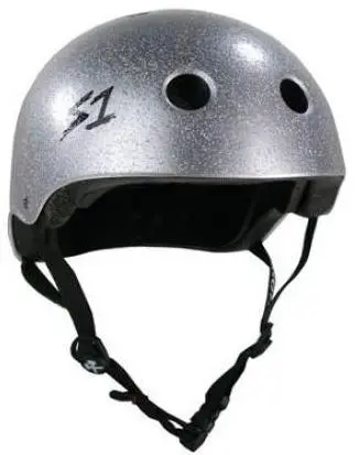 S1 Lifer Helmet Silver Glitter 1