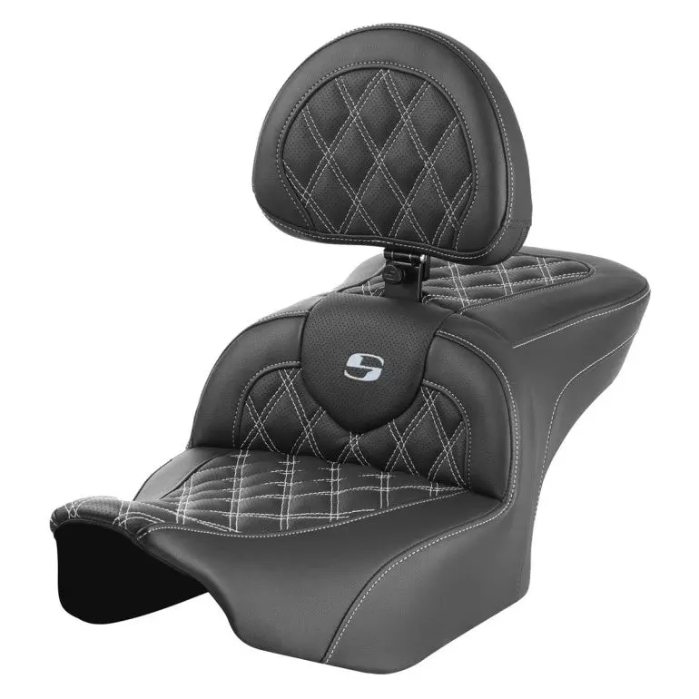 Saddlemen Roadsofa Lattice Stitch-Ls-(2008-2024 Select Street Glide, Road Glide, Electra, Road King, Cvo)(Heated & Non Heated Options) 36