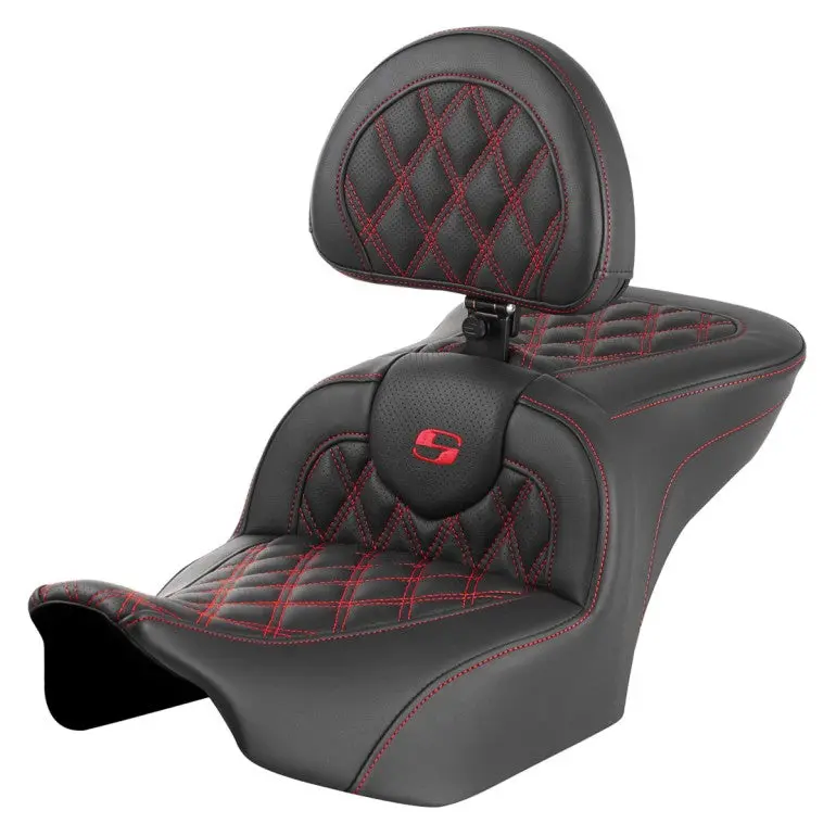 Saddlemen Roadsofa Lattice Stitch-Ls-(2008-2024 Select Street Glide, Road Glide, Electra, Road King, Cvo)(Heated & Non Heated Options) 40