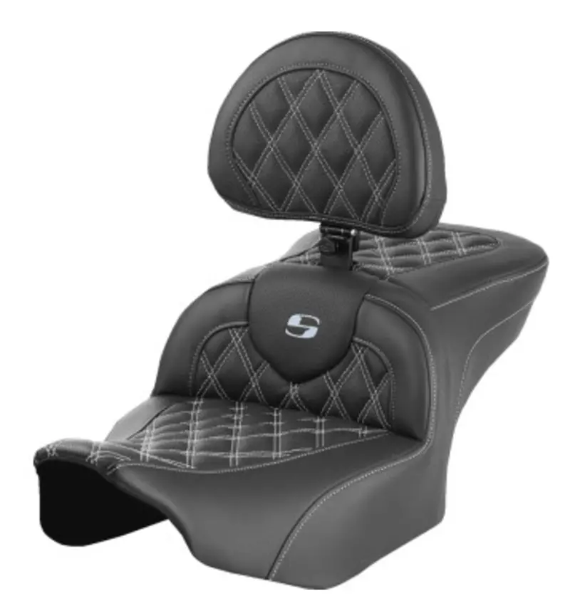 Saddlemen Roadsofa Lattice Stitch-Ls-(2008-2024 Select Street Glide, Road Glide, Electra, Road King, Cvo)(Heated & Non Heated Options) 7
