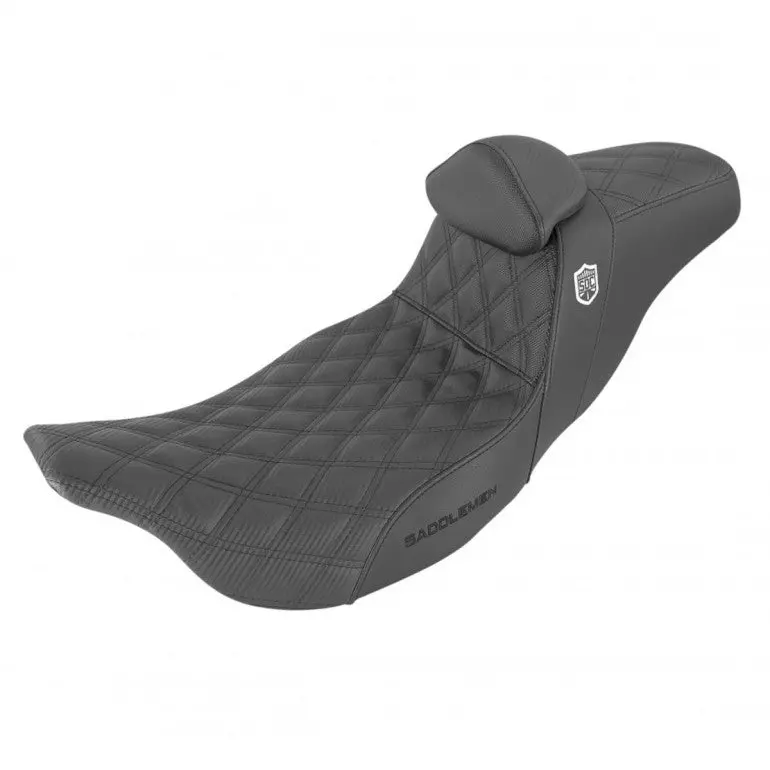 Saddlemen SDC Pro Series Performance Gripper Seat – Fits 2008–2024 Street Glide, Road Glide, Electra Glide, Road King, and CVO – Lumbar/Gel Configurable