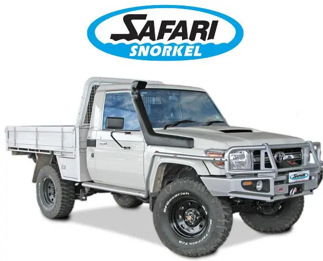 Safari V-Spec Snorkel Toyota Land Cruiser 76, 78 & 79 Series Wide Front 03/2007 To 07/2023 1Vd-Ftv 1