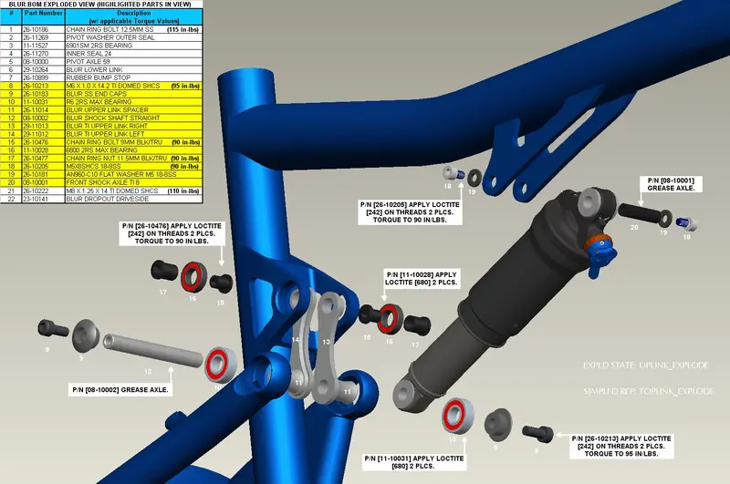 Santa Cruz Bicycles Spare Parts - Replacement Axle Kits 4