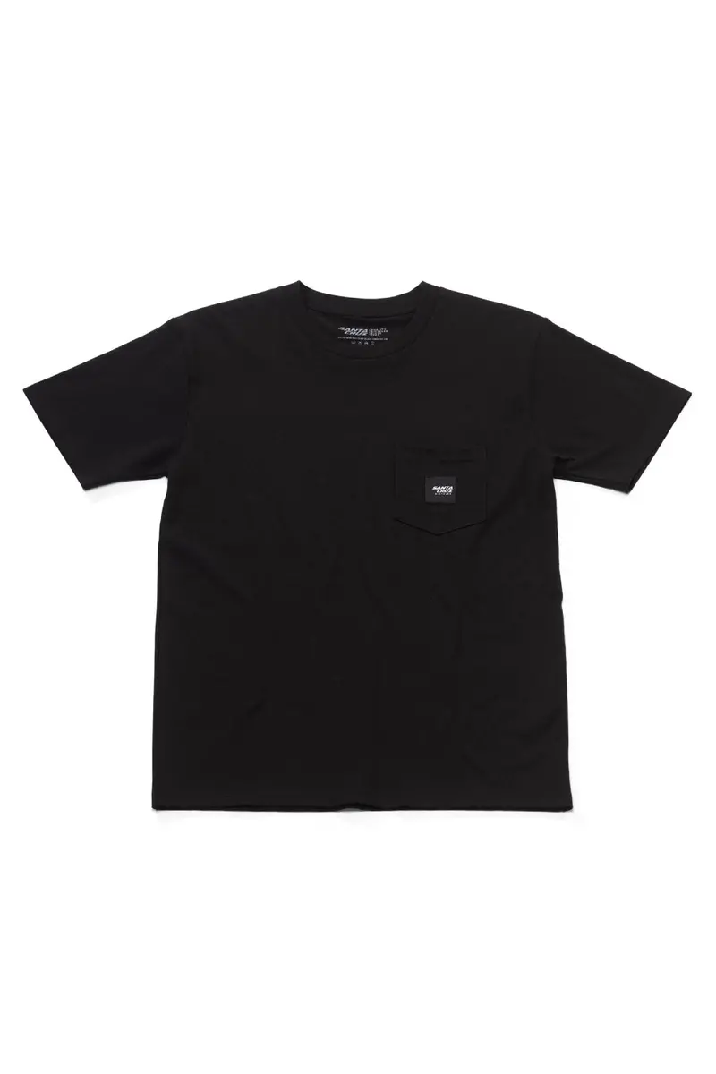 Santa Cruz Patch Pocket Tee Black X-Large 1
