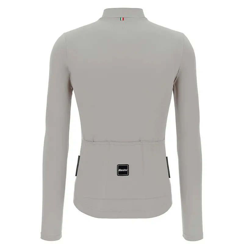 Santini Men's Sensation Long Sleeve Lightwight Summer Jersey - Silver 2