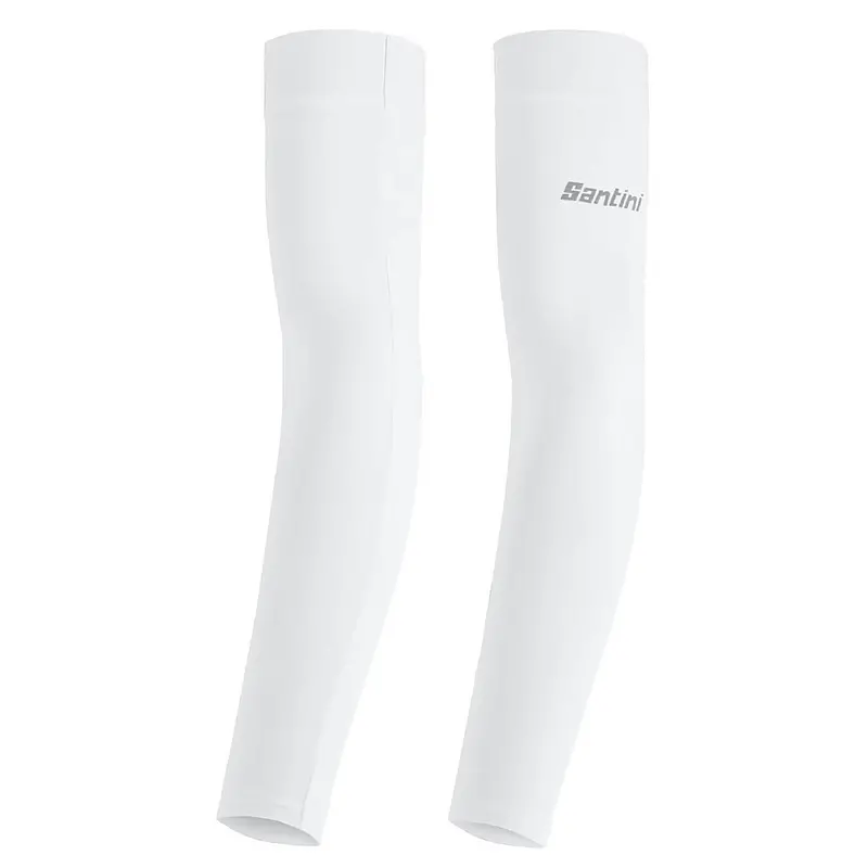 Santini Unisex Summer Arm Coolers 2.0 - White 1
