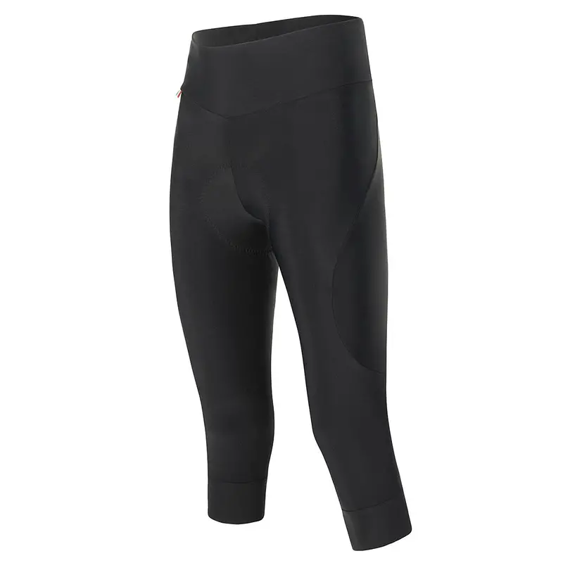 Santini Women's Alba 3/4 Tights With Gil Evo Gel Chamois - Black 1