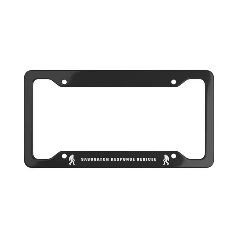 Sasquatch Response Vehicle V1 - License Plate Frame (Black) 1