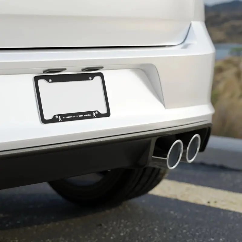 Sasquatch Response Vehicle V1 - License Plate Frame (Black) 2