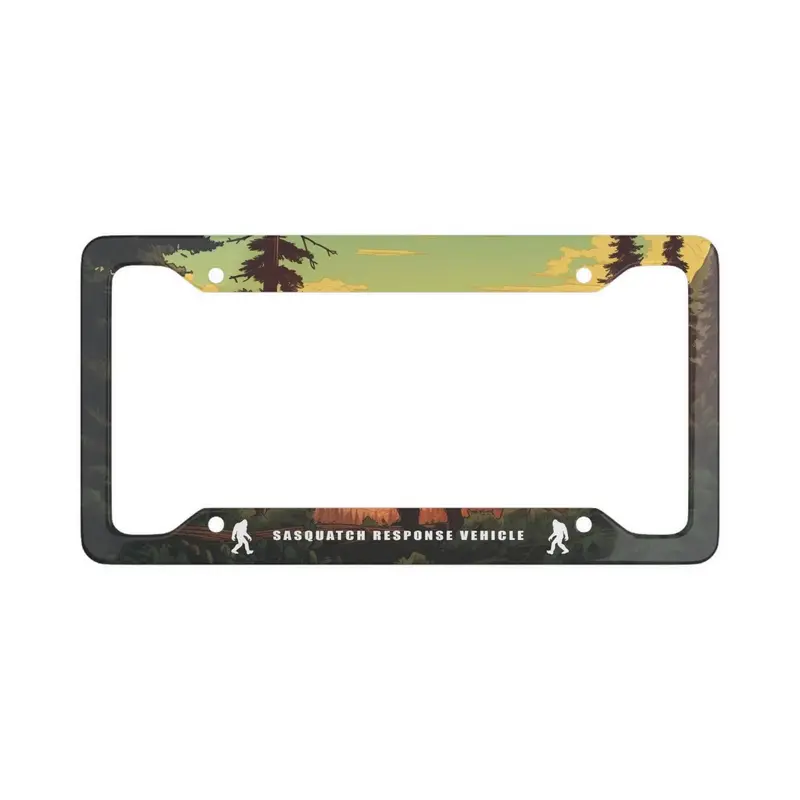 Sasquatch Response Vehicle V1 - License Plate Frame (Sasquatch Design) 1