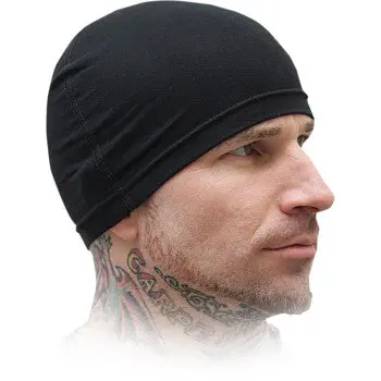 Schampa Traditional Stretch Skullcap - Black 1