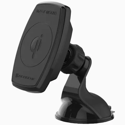 Scosche Magicmount Charge Magnetic Car Holder & Qi Wireless Charger 1