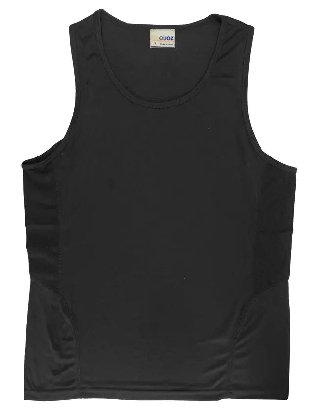 Scrimmage Singlet Mens Black 1