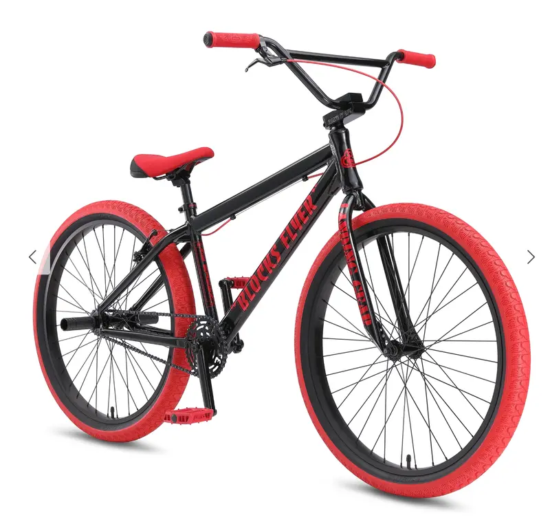 Se Bikes Blocks Flyer 26 Bmx Bike Black Ruby 2026 1