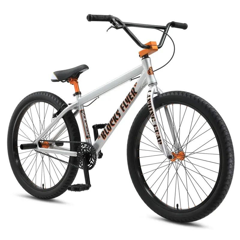 Se Bikes Blocks Flyer 26 Bmx Bike Iced Out Silver 2026 1