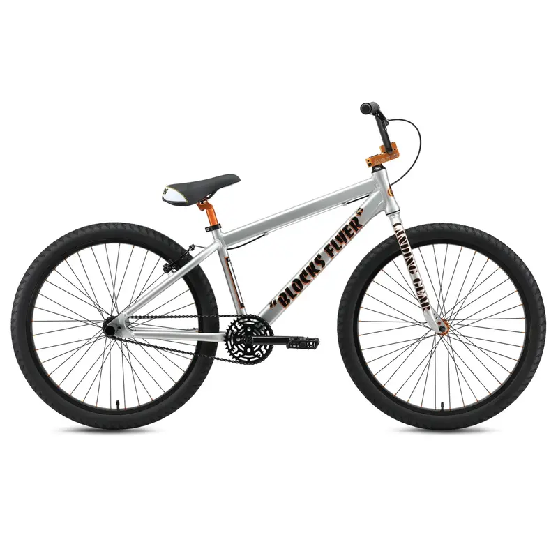 Se Bikes Blocks Flyer 26 Bmx Bike Iced Out Silver 2026 2