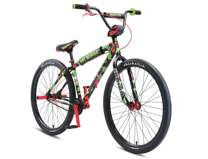Se Bikes Dblocks Big Ripper 29 Bmx Bike Red Black Green Camo 1