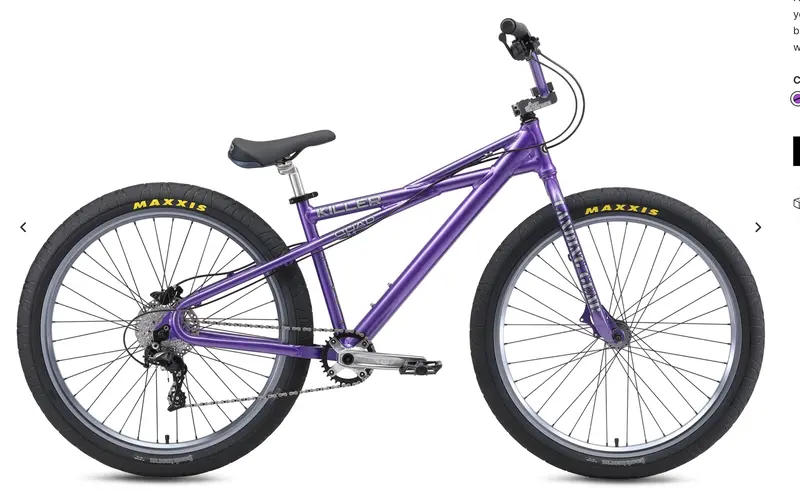 Se Bikes Killer Quad 27.5 Bmx Bike Electric Purple Majesty 1