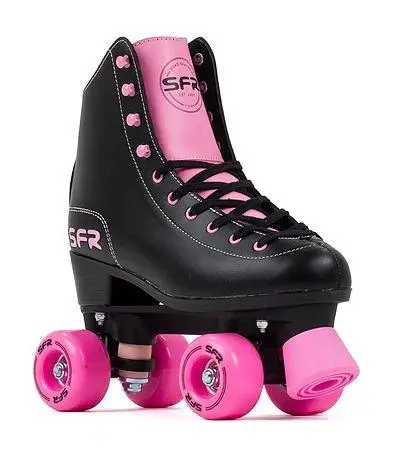 Sfr Figure Skates Black And Pink 1