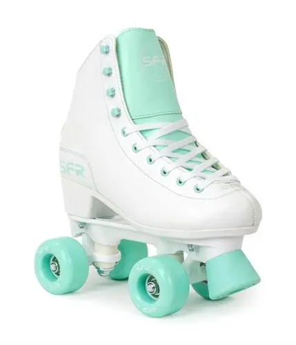 Sfr Figure Skates White And Green 1
