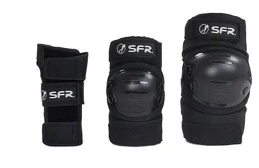 Sfr Triple Pad Set  Junior Ramp Black 1