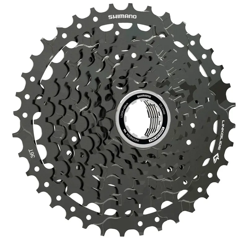 Shimano Cues Cs-Lg-400 11-36T 9 Speed Linkglide Cassette 1