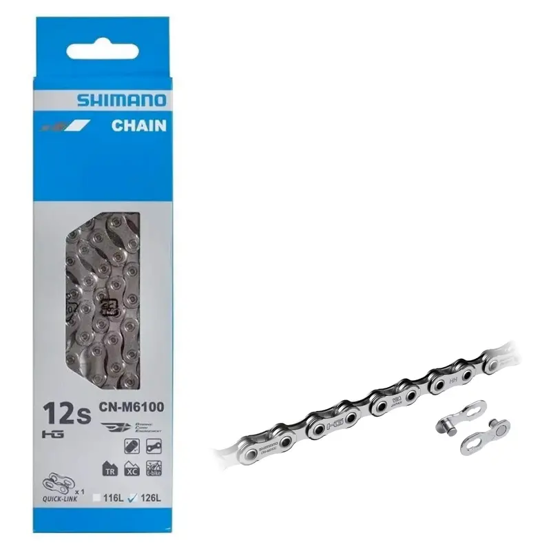 Shimano Deore Cn-M6100 12-Speed Chain With Quick Link - 126 Links 1