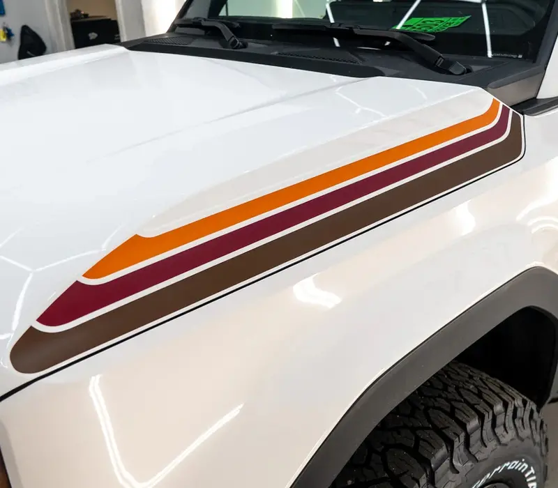 Side Hood Decal Graphics - 2024+ Land Cruiser 10