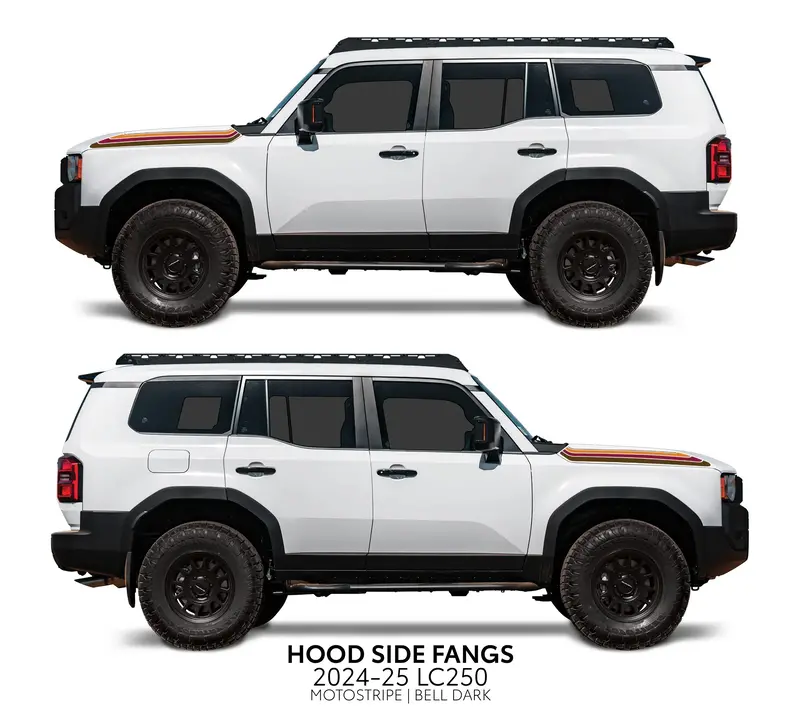 Side Hood Decal Graphics - 2024+ Land Cruiser 5
