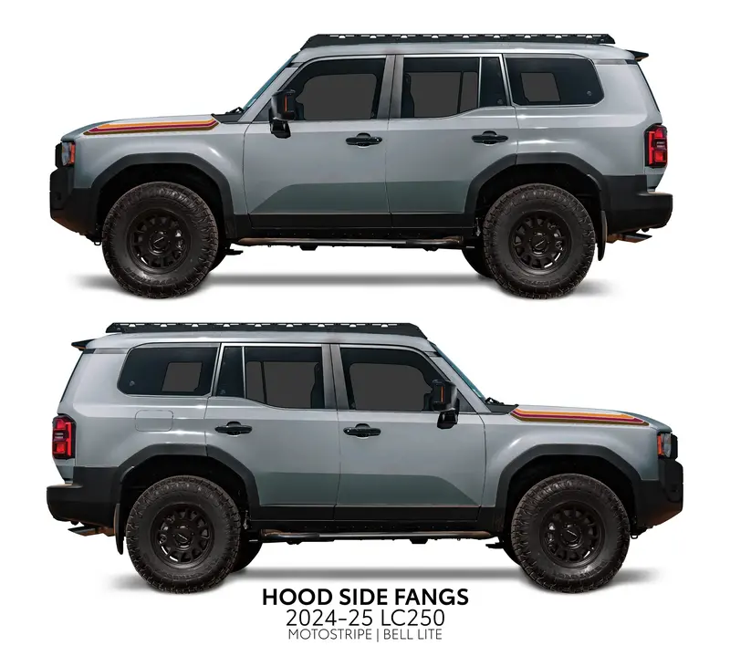 Side Hood Decal Graphics - 2024+ Land Cruiser 7