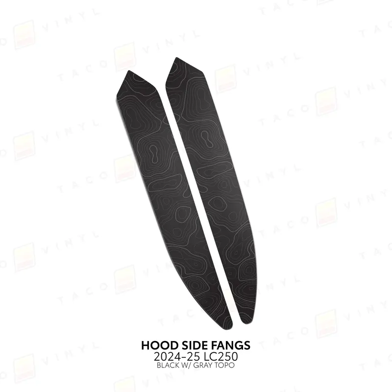 Side Hood Decal Graphics - 2024+ Land Cruiser 7
