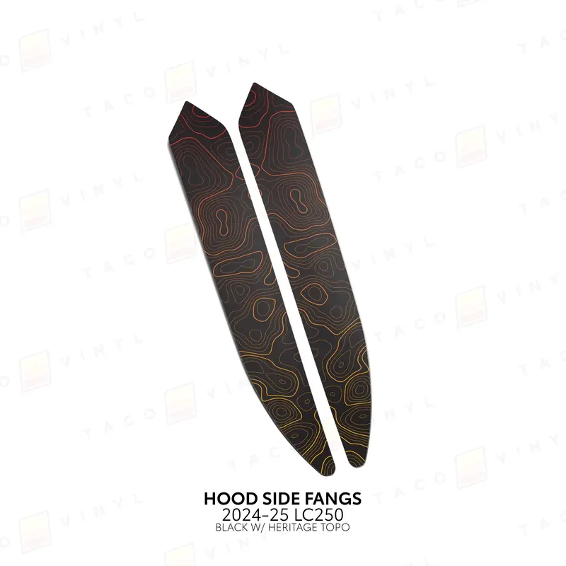 Side Hood Decal Graphics - 2024+ Land Cruiser 8