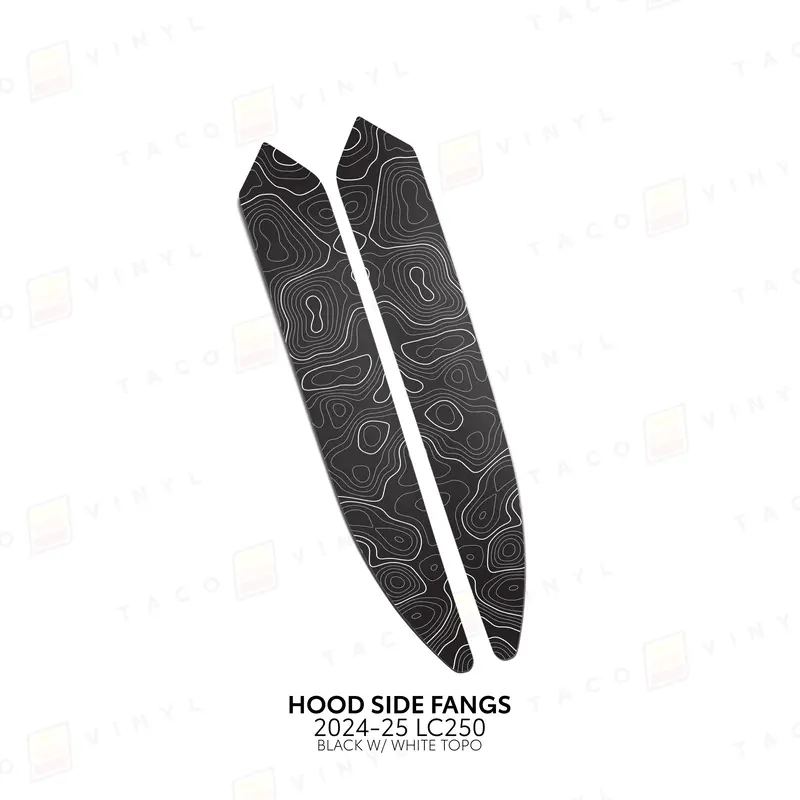 Side Hood Decal Graphics - 2024+ Land Cruiser 9