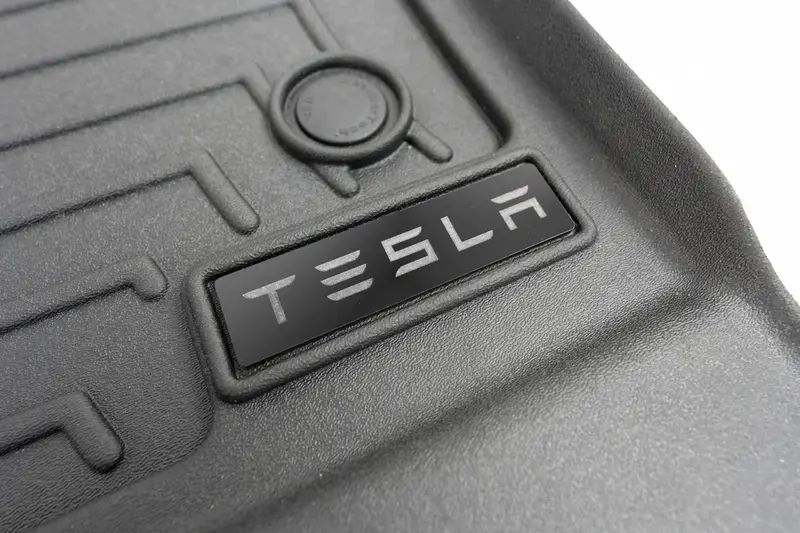 Single Tesla Logo Emblem For Weathertech All Weather Floor Mats (Model S, Model X, Model 3, Model Y) 1