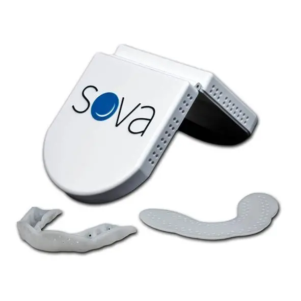 Sisu Sova Night Mouth Guard White Adult With Case 1