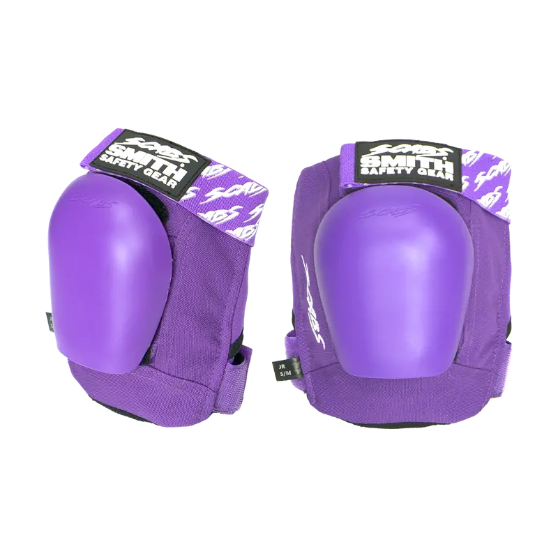 Smith Junior Pro Knee Pad Purple W Purple Caps 1