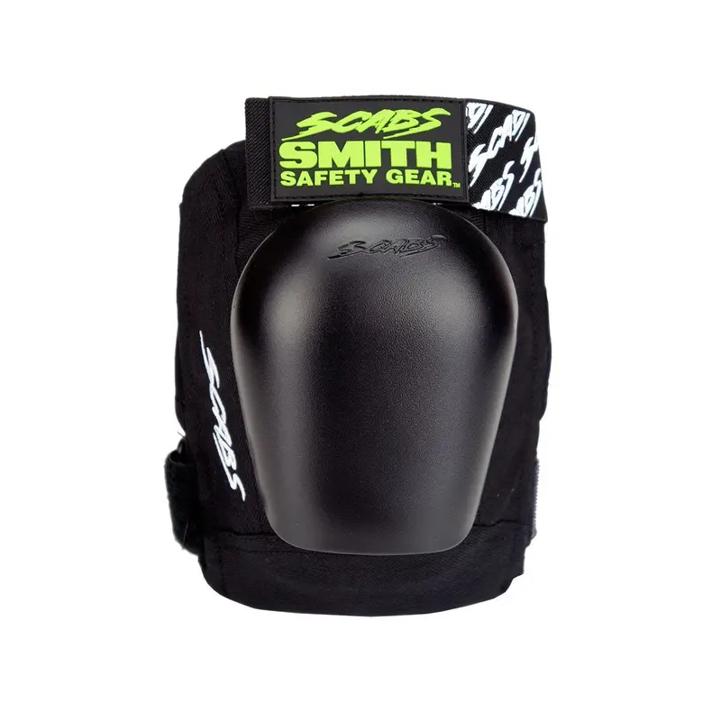 Smith Scabs Junior Pro Knee Pad Black W Black Caps 1
