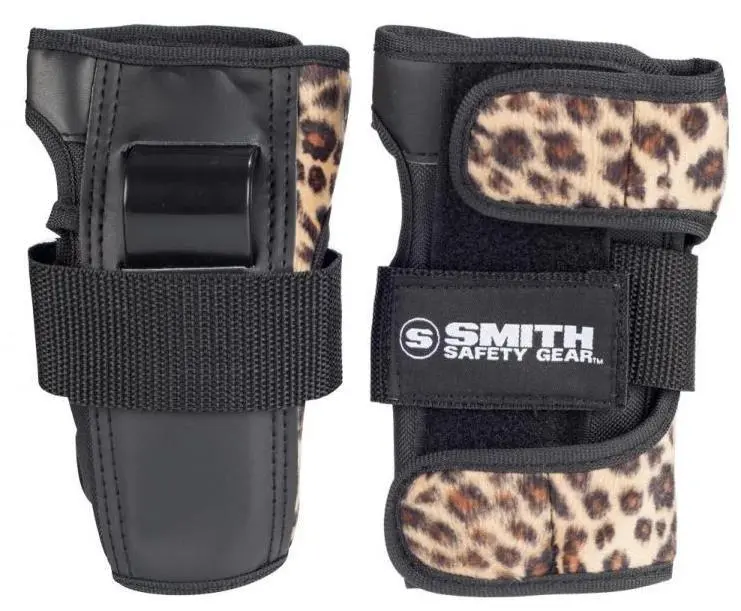 Smith Scabs Wrist Guards Leopard Brown 1