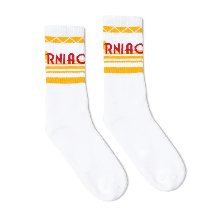 Socco Cali Sun Socks | White Mid Socks 1