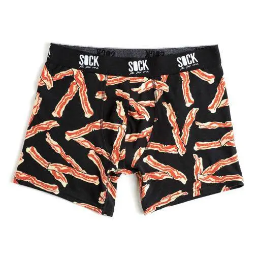 Sock It To Me Bacon Mens Boxers 1