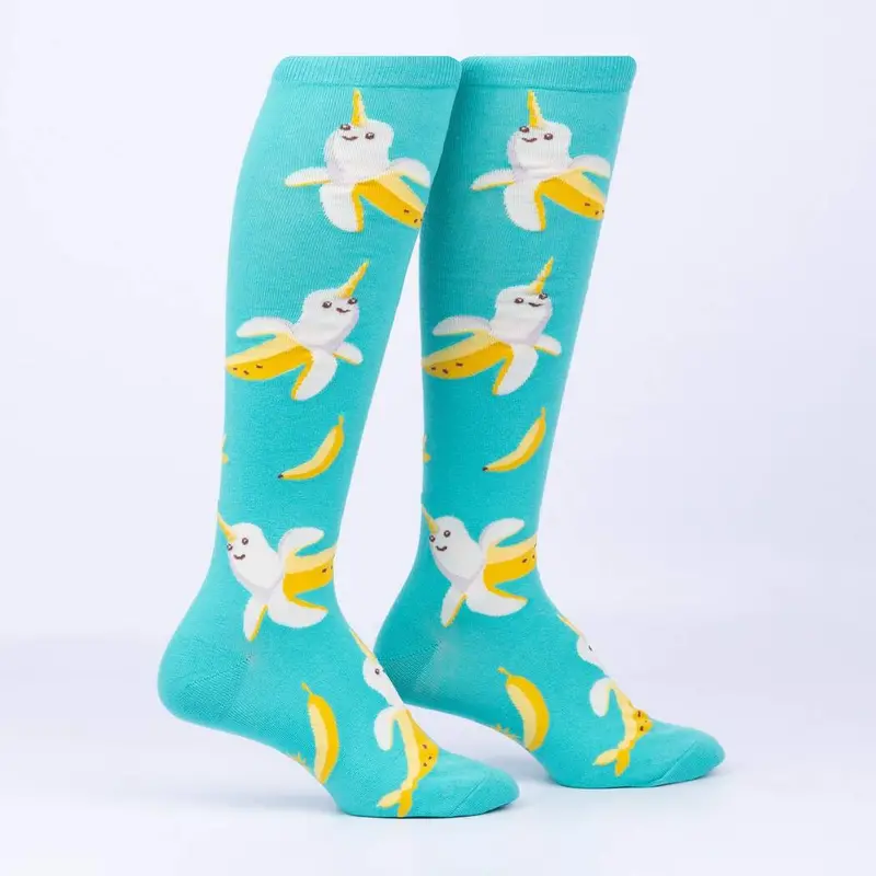 Sock It To Me Bananarwhal Knee High Socks 1